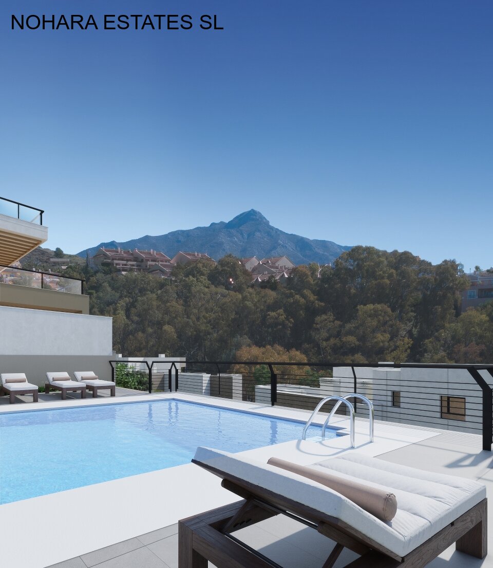 A5 Marbella Lake apartments Nueva Andalucia pool 2